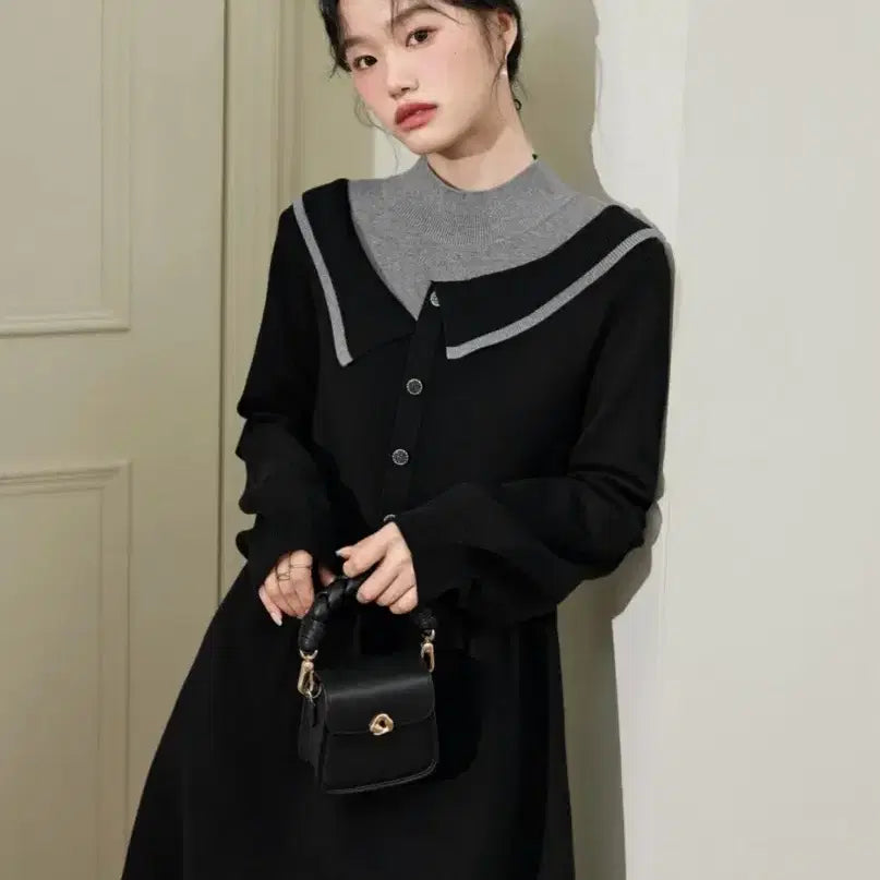 [BUNJANG] Kuose Knit Dress / [새상품] 쿠오세 니트 원피스
