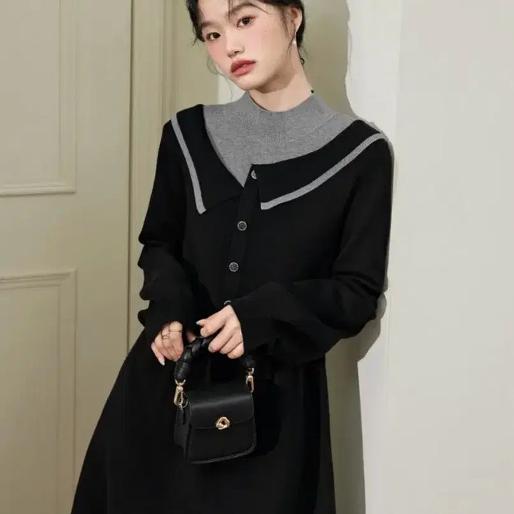 [BUNJANG] Kuose Knit Dress / [새상품] 쿠오세 니트 원피스