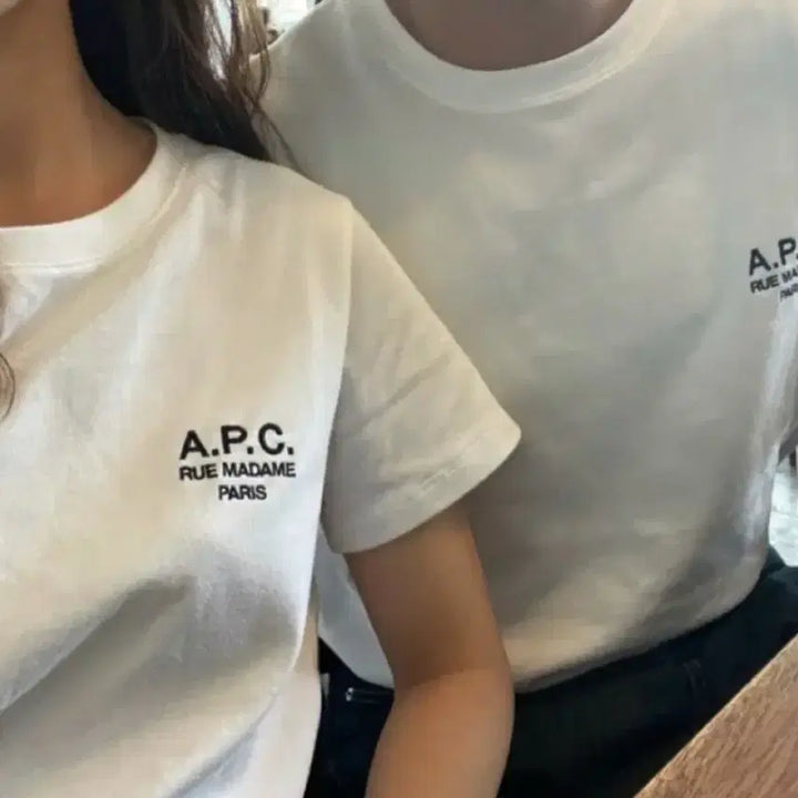 [BUNJANG] A.P.C. Raymond Short Sleeve T-Shirt White / A.P.C.  레이몬드 반팔 티셔츠 화이트