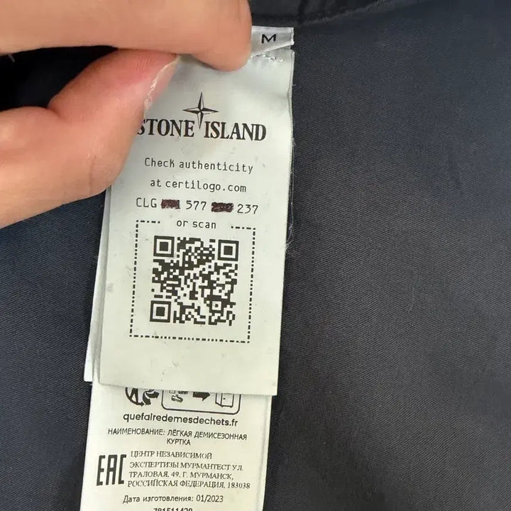 [BUNJANG] Stone Island Short Sleeve Overshirt M / 스톤아일랜드 반팔 오버셔츠 M