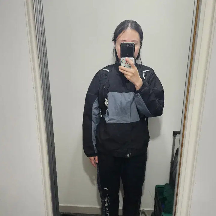 [BUNJANG] Adidas Word Woven Jacket &amp; Pants Set (Top M, Bottom S) / 아디다스 워드 우븐 자켓 팬츠 세트 상의M 하의S