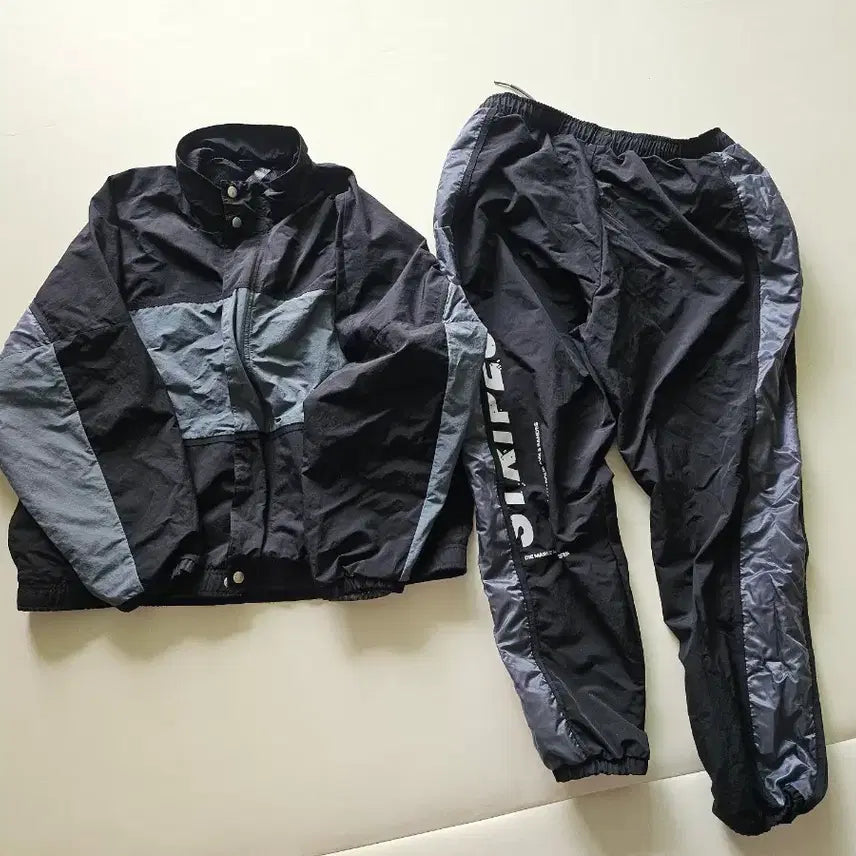 [BUNJANG] Adidas Word Woven Jacket &amp; Pants Set (Top M, Bottom S) / 아디다스 워드 우븐 자켓 팬츠 세트 상의M 하의S
