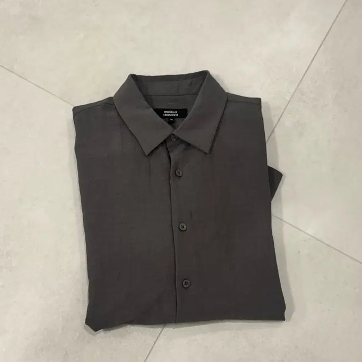 [BUNJANG] Muitandarad Relaxed Linen-Like Shirt M / 무탠다드 릴렉스드 린넨 라이크 셔츠 M