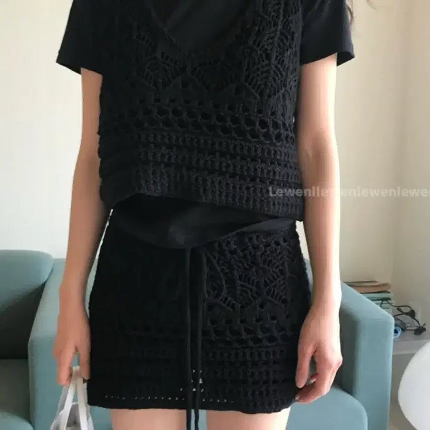 [BUNJANG] Wia Blossom Knit Black / 위아(블러썸니트)_블랙