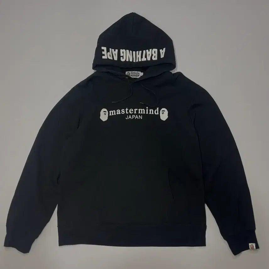[BUNJANG] BAPE x Mastermind Japan Black Hoodie / 베이프 x 마스터마인드 블랙 후드티