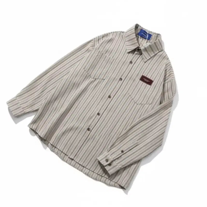 [BUNJANG] Beige Shirt / 베이지 셔츠