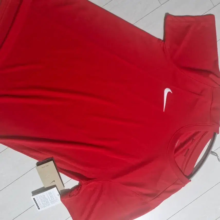 [BUNJANG] Nike Dri-FIT Short Sleeve T-Shirt Red / 나이키 드라이핏 반팔 티셔츠 레드