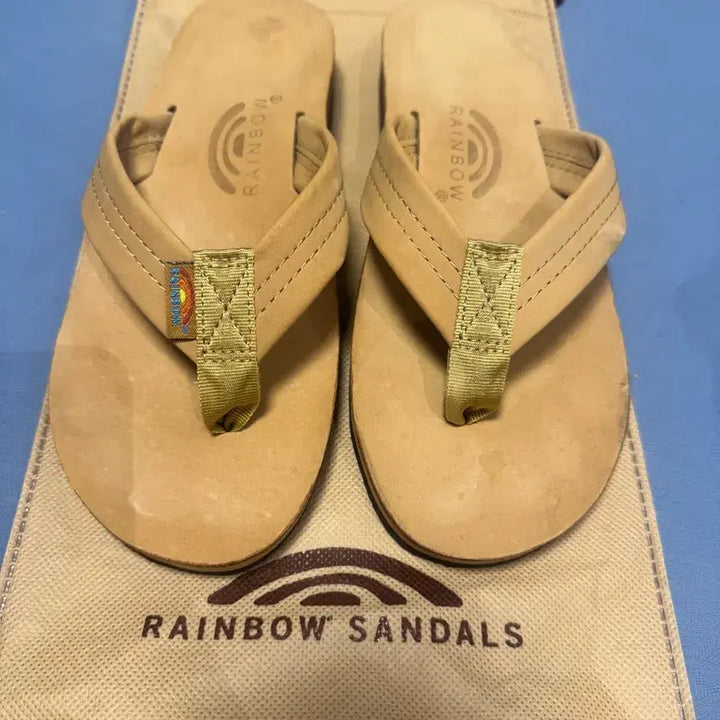 [BUNJANG] Rainbow Sandals Double Layer Sierra Brown Men&