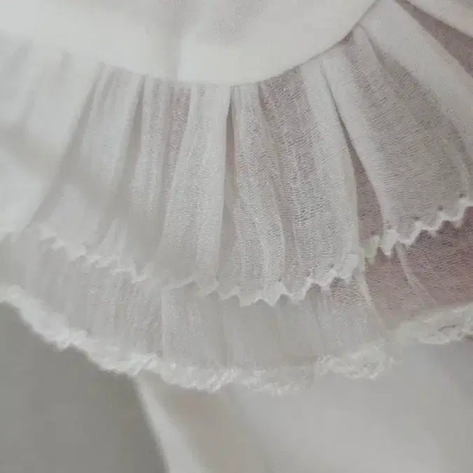 [BUNJANG] Frill Big Collar Lace Blouse / 77 프릴빅카라 레이스 블라우스