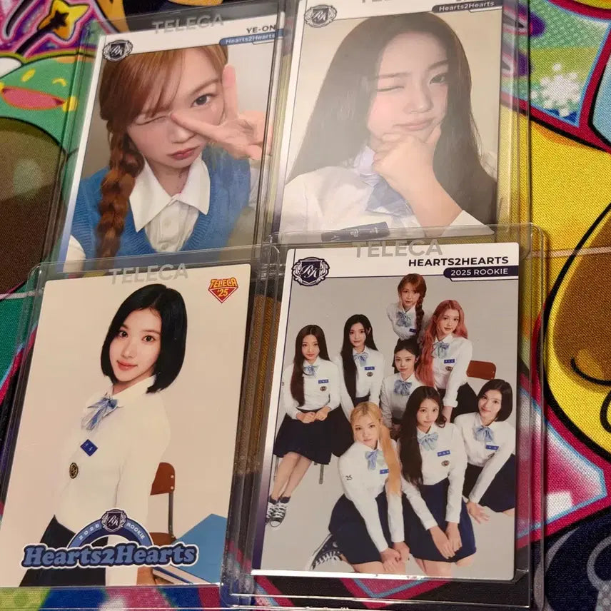 [BUNJANG] Hatsu to Hearts Hatuha Jiwoo, Carmen, Stella 3-Member Signed Photocard / [하루할인] 하츠투하츠 하투하 지우,카르멘, 스텔라 3인 싸인 포카
