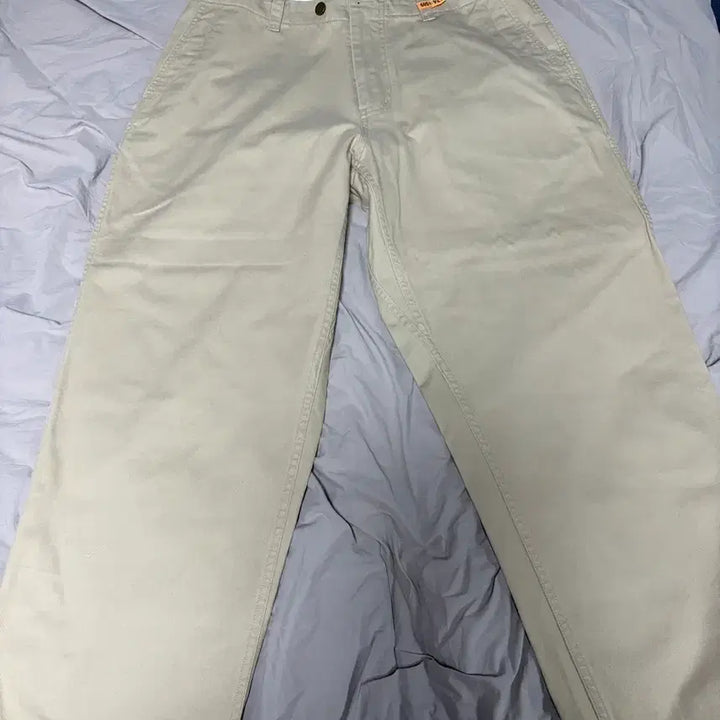 [BUNJANG] Espionage Wide Officer Pants Beige L / (32-34) 에스피오나지 와이드 오피서 팬츠