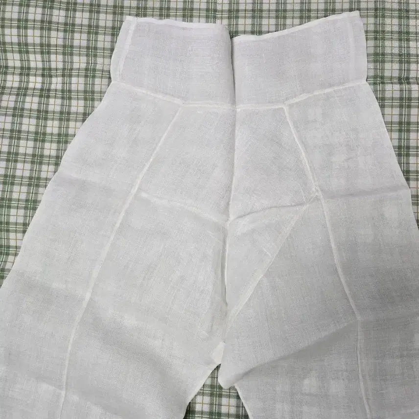 [BUNJANG] Korean Ramie Pants / 75ㅡ모시 국산모시 바지ㅡ허리선부터 기장 ㅡ98
