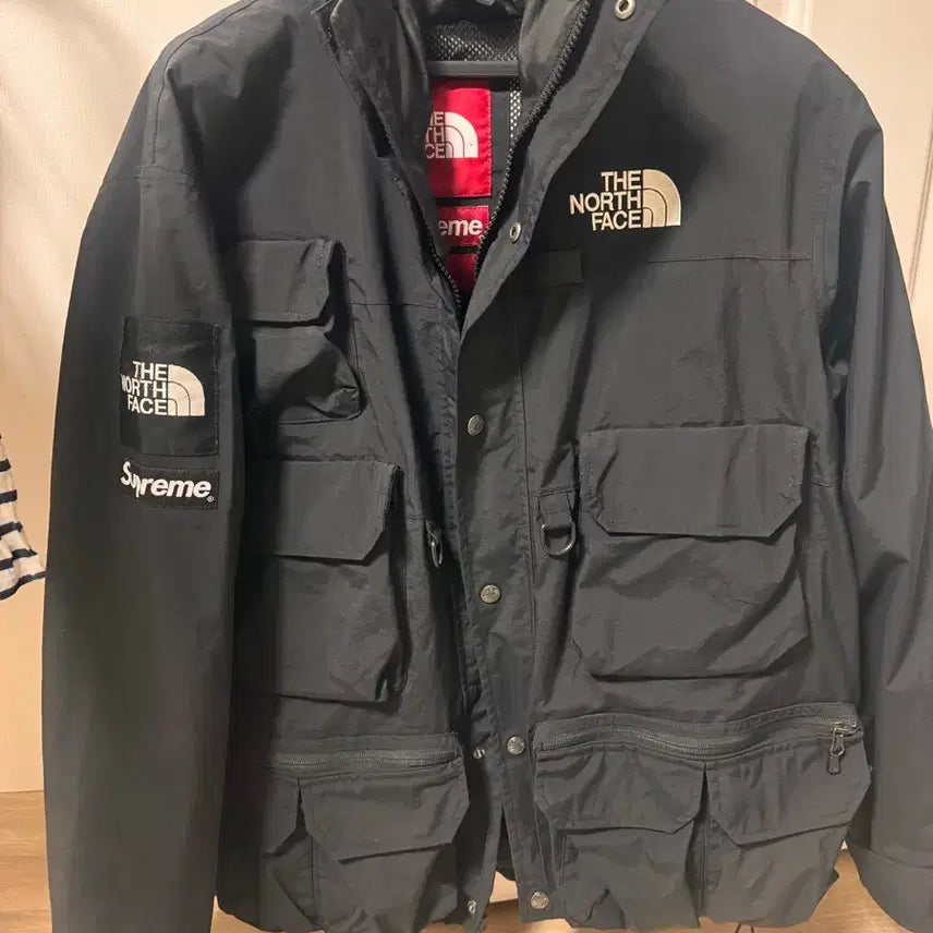 [BUNJANG] Supreme x The North Face Cargo Jacket Black 20SS / [L] 슈노 슈프림 X 노스페이스 카고자켓 블랙 20SS