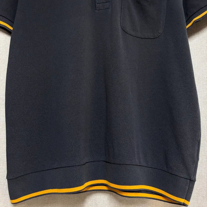 [BUNJANG] Lacoste Cotton Henley Neck T-Shirt / 라코스테 반팔 헨리넥 티셔츠 100 (L)