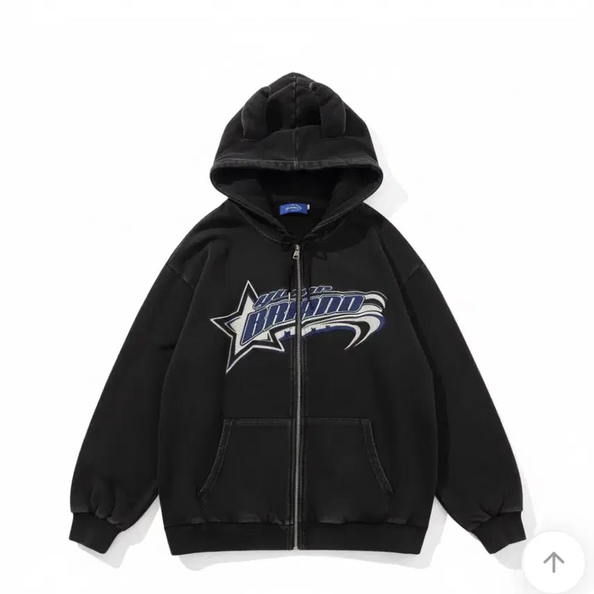 [BUNJANG] Devil Hoodie Zip-Up / 악마 후드집업