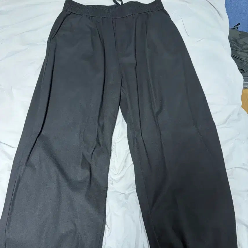 [BUNJANG] Filumminate Linen-Like Pants Black L / (32-34) 필루미네이트 린넨 라이크 팬츠 블랙 L