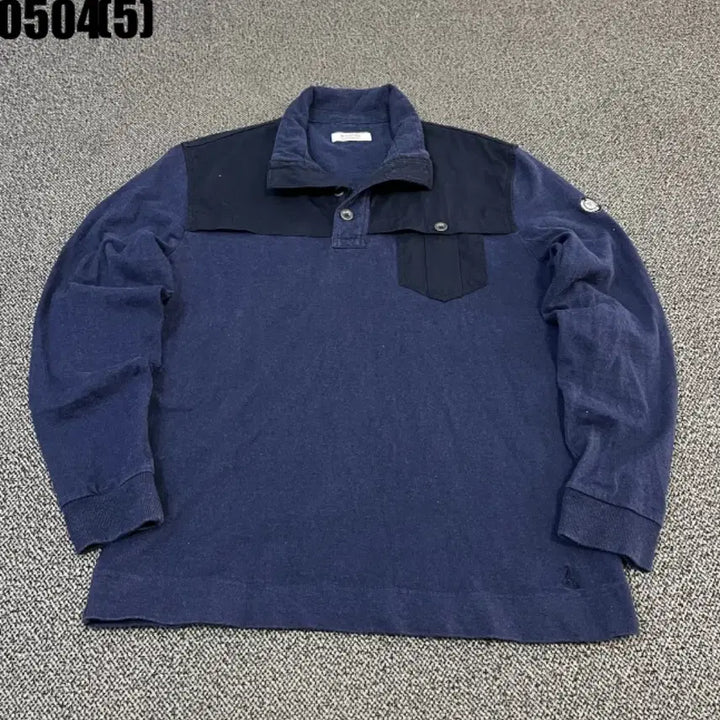 [BUNJANG] Beanpole Navy Long-Sleeve Polo Shirt Size 110 / 빈폴 네이비 긴팔 카라 티셔츠110 0504