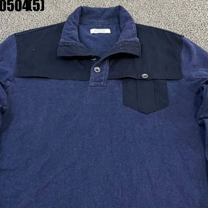 [BUNJANG] Beanpole Navy Long-Sleeve Polo Shirt Size 110 / 빈폴 네이비 긴팔 카라 티셔츠110 0504