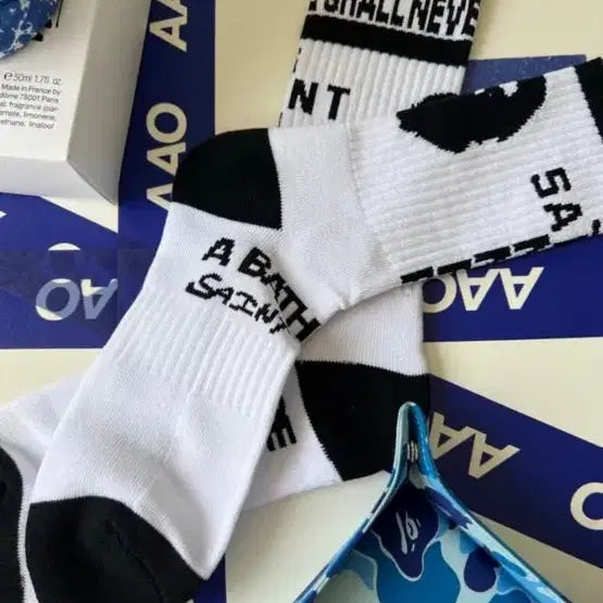 [BUNJANG] Bape x Saint Michael Socks / 베이프X세인트미카엘 양말