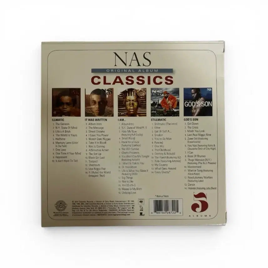 [BUNJANG] Nas Original Album Classics 5 Album Set / Nas - Original Album Classics: 5 Albums