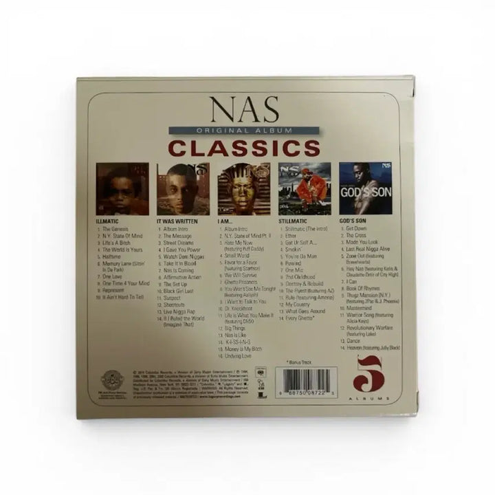 [BUNJANG] Nas Original Album Classics 5 Album Set / Nas - Original Album Classics: 5 Albums