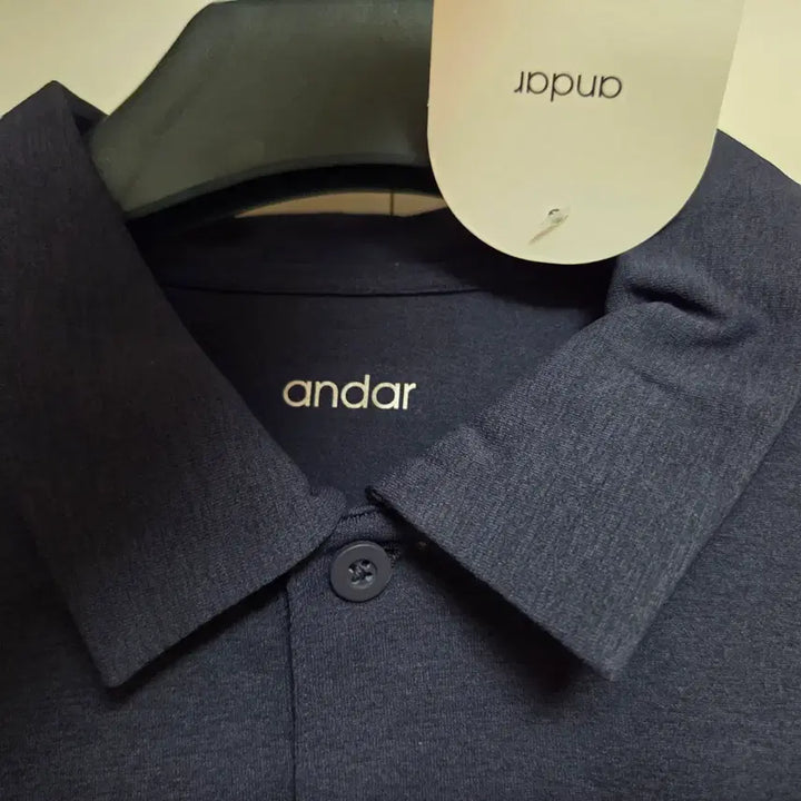 [BUNJANG] Andar Airy Fit Short Sleeve Polo T-Shirt / 안다르 에어리핏 반팔카라티NV