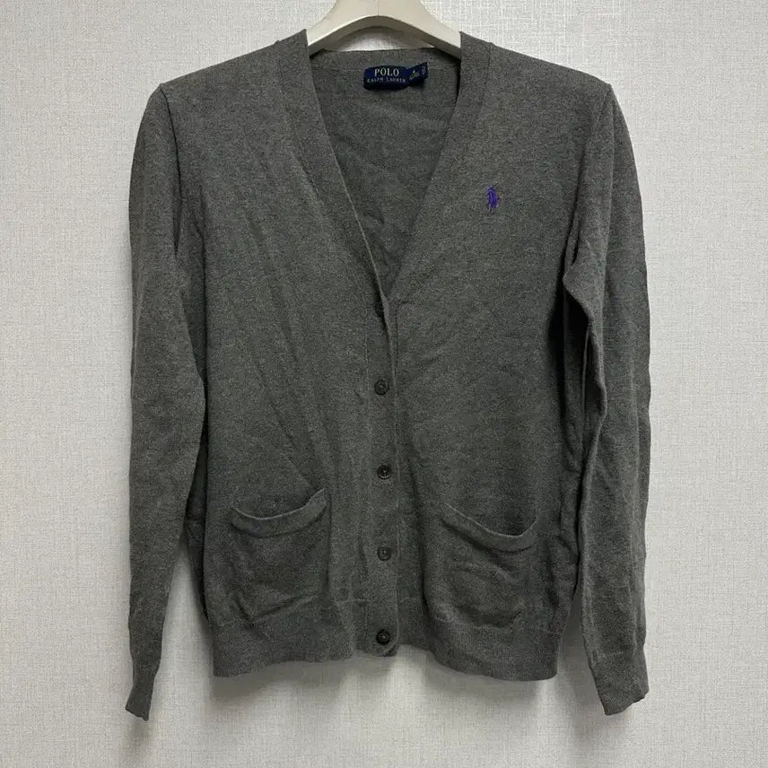 [BUNJANG] Polo Ralph Lauren Grey Cardigan Size 95 / 사이즈 95) 폴로 랄프로렌 그레이 가디건