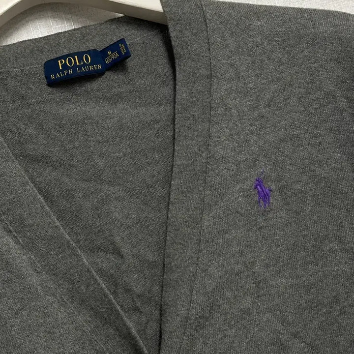 [BUNJANG] Polo Ralph Lauren Grey Cardigan Size 95 / 사이즈 95) 폴로 랄프로렌 그레이 가디건