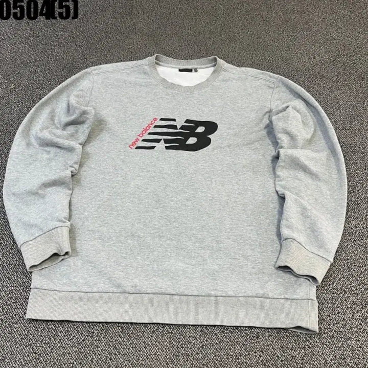 [BUNJANG] New Balance Grey Sweatshirt Size 110 / 뉴발란스 회색 맨투맨 티셔츠110 0504