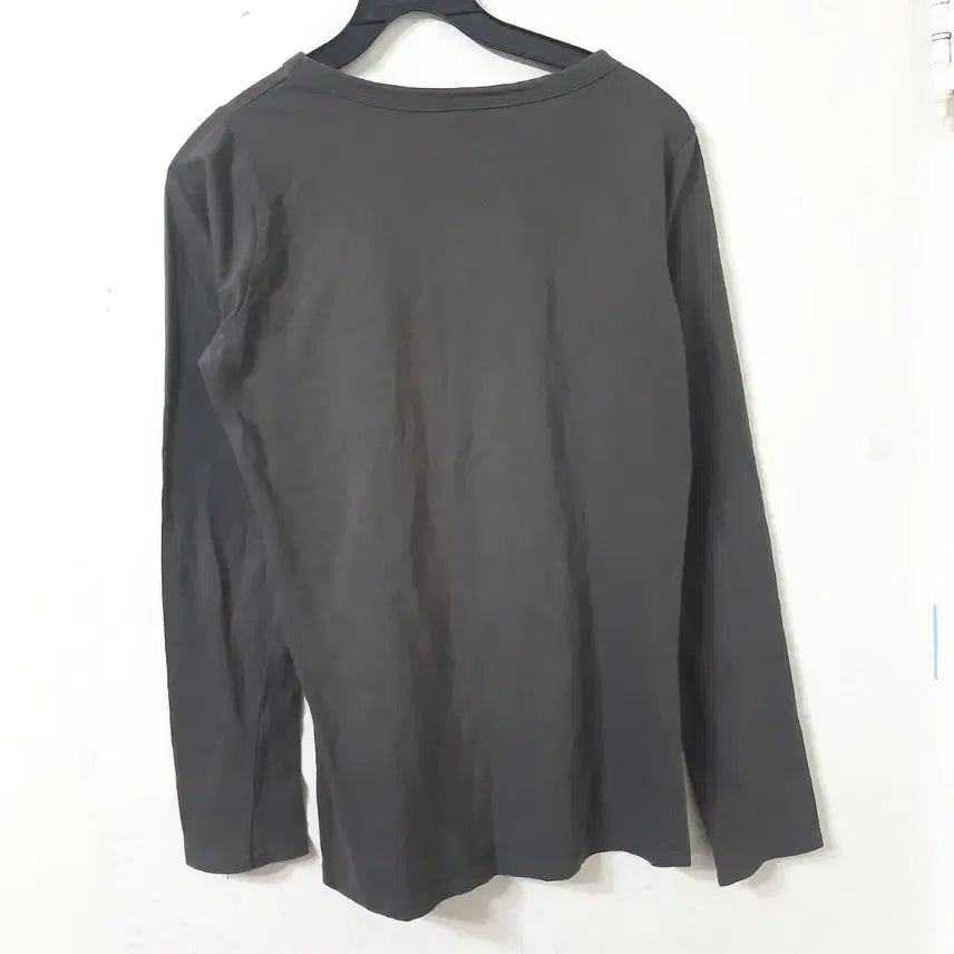 [BUNJANG] Printing Long Sleeve T-Shirt Charcoal / 요즘 날씨 봄 가을 프린팅 긴팔 티셔츠 차콜색