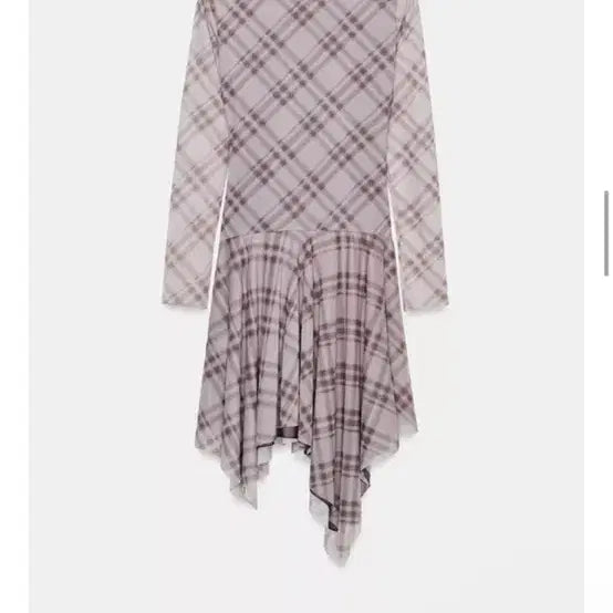 [BUNJANG] Zara Check Tulle Dress - Size S / 새상품) 자라 체크 튤 원피스 S
