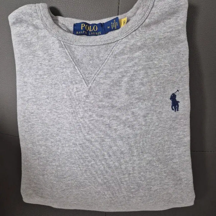 [BUNJANG] Polo Ralph Lauren Crewneck Sweatshirt M Grey / 폴로랄프로렌 맨투맨 M 그레이 100