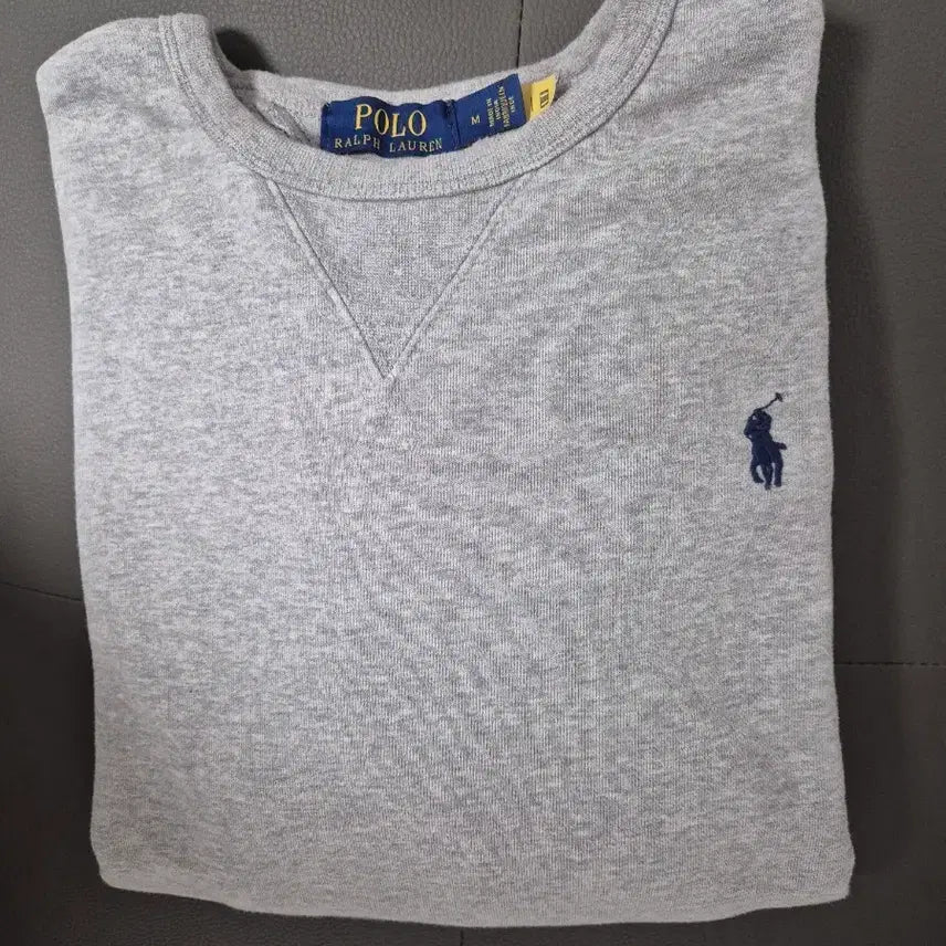 [BUNJANG] Polo Ralph Lauren Crewneck Sweatshirt M Grey / 폴로랄프로렌 맨투맨 M 그레이 100