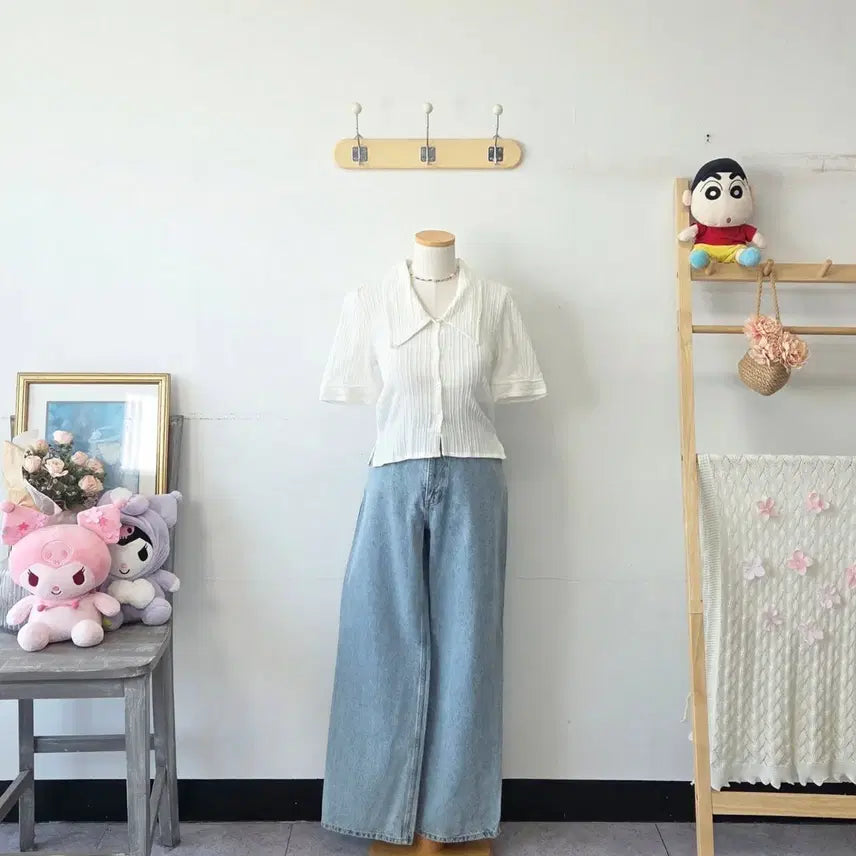 [BUNJANG] MOMET Simple Denim Jeans Pants / 빈티지 만원샵 MOMET 심플 청바지 데님 팬츠