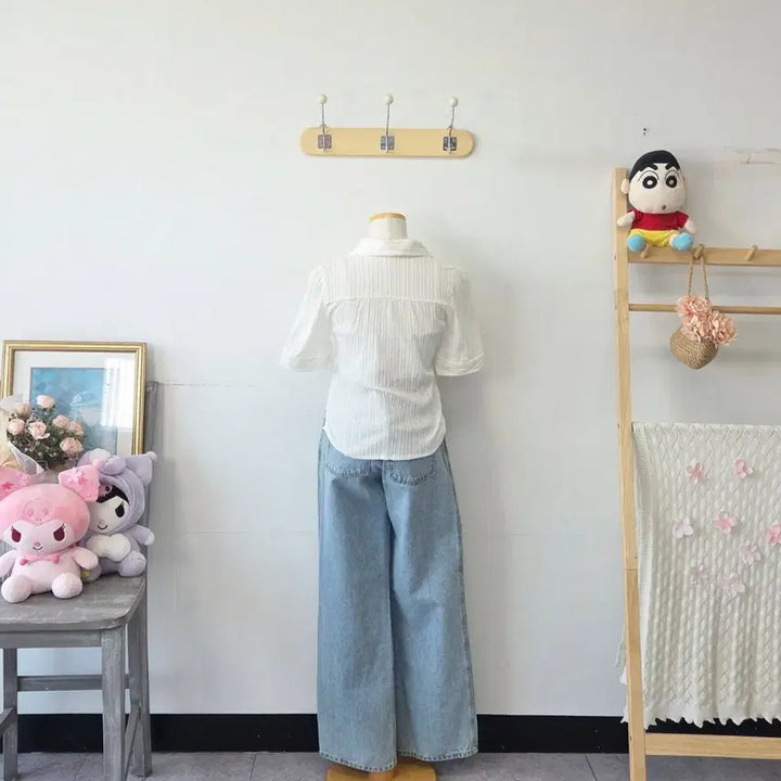 [BUNJANG] MOMET Simple Denim Jeans Pants / 빈티지 만원샵 MOMET 심플 청바지 데님 팬츠