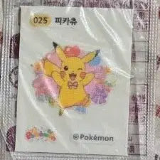 [BUNJANG] Pokemon Pikachu (Lovely) Sticker - Sealed / (미개봉)포켓몬 띠부씰 피카츄(러블리)
