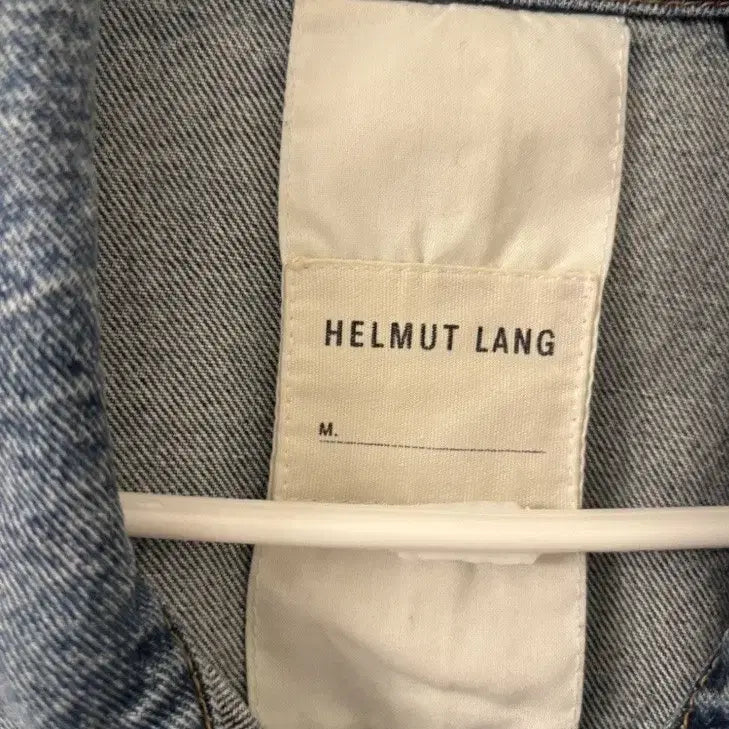 [BUNJANG] Helmut Lang Washed Blue Zip-Up Trucker Denim Jacket / 헬무트 랭 워시드 블루 집업 데님 트러커 자켓