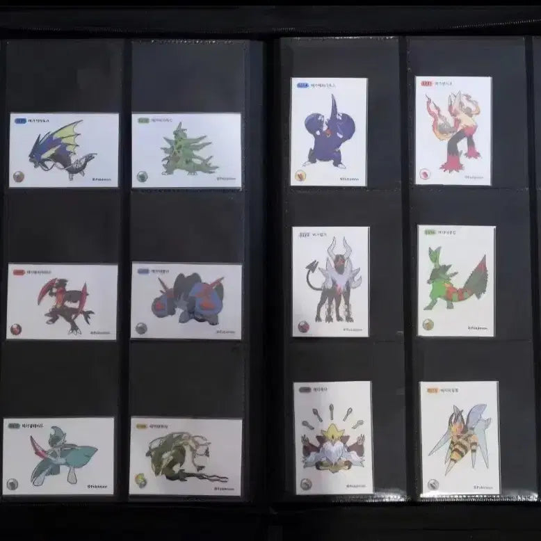 [BUNJANG] Pokemon Mega Seal Full Set (Unsealed) / 포켓몬 띠부씰 메가 개봉 전종 세트