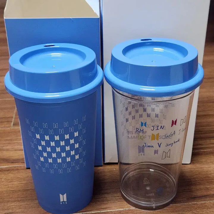 [BUNJANG] BTS Reusable Cup Set / 방탄 bts 리유저블 컵 세트