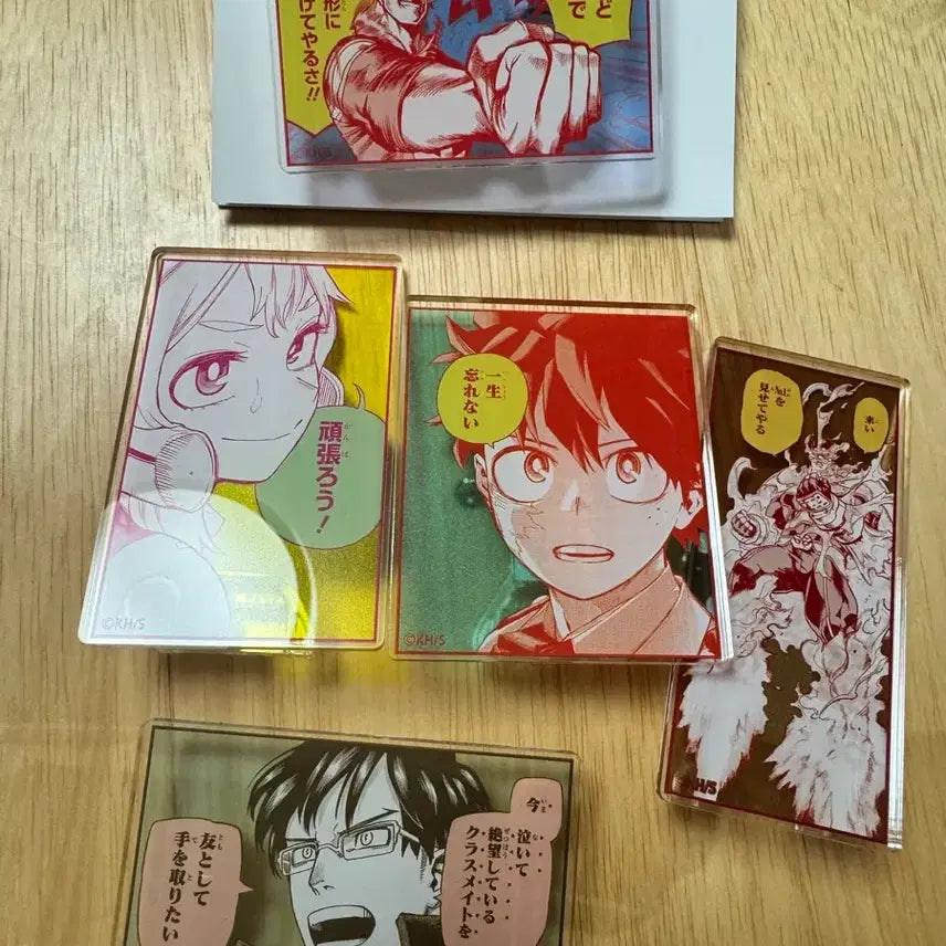 [BUNJANG] My Hero Academia Original Art Exhibition Quote Acrylic Set / 나히아 원화전 명언 아크릴 세트