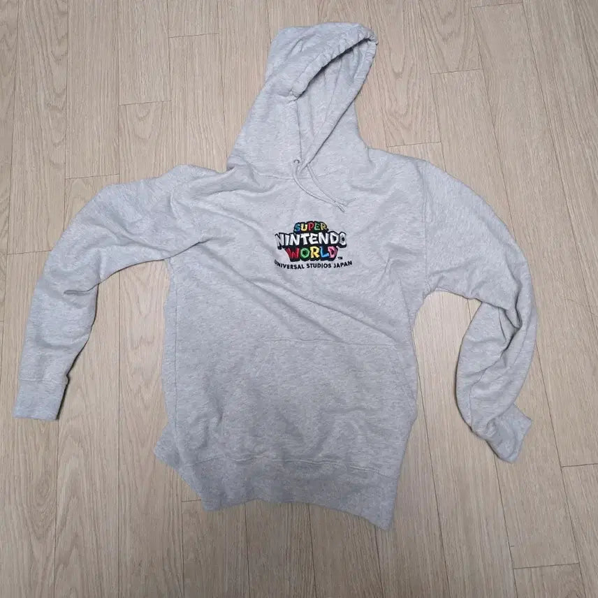 [BUNJANG] Universal Studios Japan Nintendo World Hoodie Grey L / 유니버셜스튜디오 재팬 USJ 닌텐도 월드 후드티 회색 L사이즈 판매합니다
