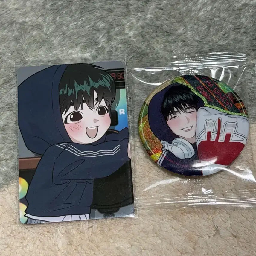 [BUNJANG] Sikhugyeong Bundle Set Can Badge &amp; Photocard / [식후경] 캔뱃지, 포카 일괄