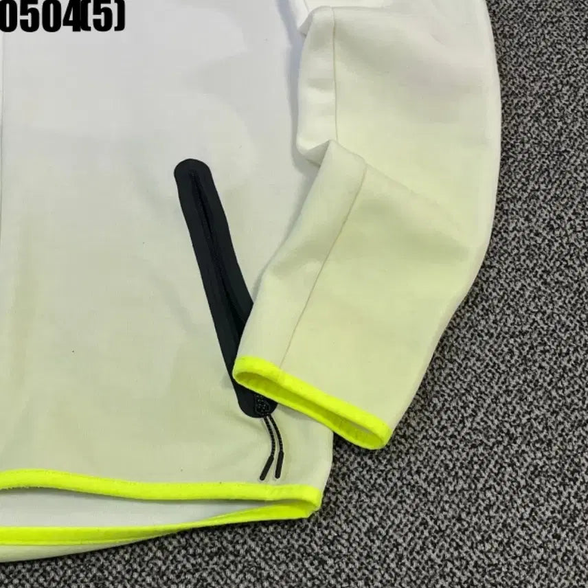 [BUNJANG] Nike Tech Fleece Full-Zip Hoodie White/Fluorescent Size 95 / 나이키 테크 플리스 후드집업 화이트/형광95 0504