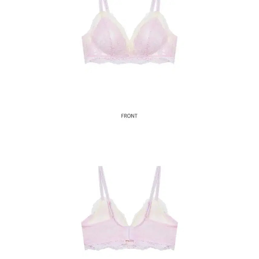 [BUNJANG] Eblin Pink Lavender Bralette Set / 에블린 핑크라벤더 브라렛 세트