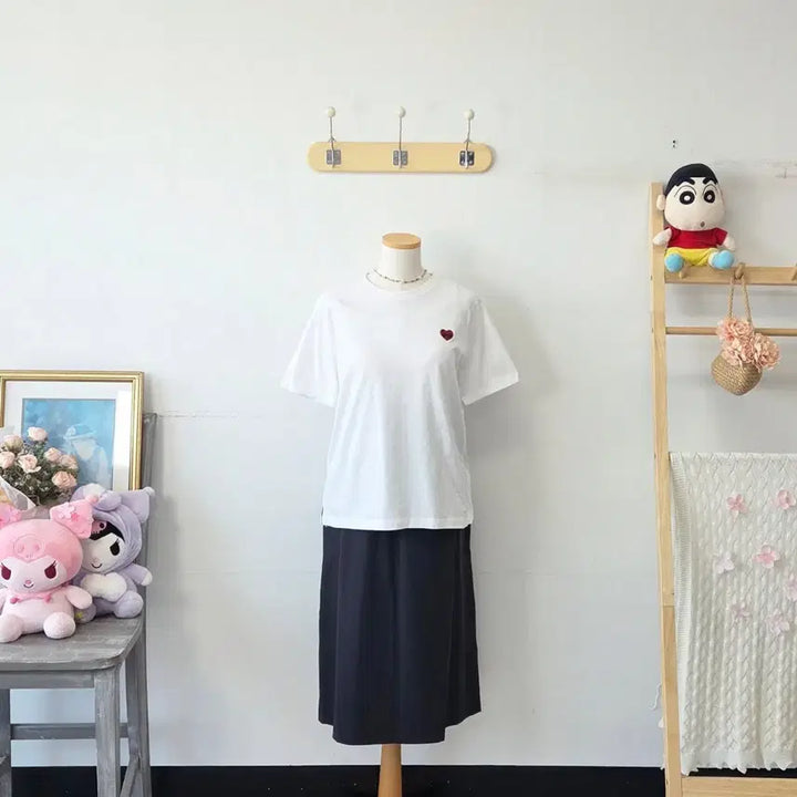 [BUNJANG] M12 White T-Shirt / 빈티지 만원샵 M12 화이트 티셔츠