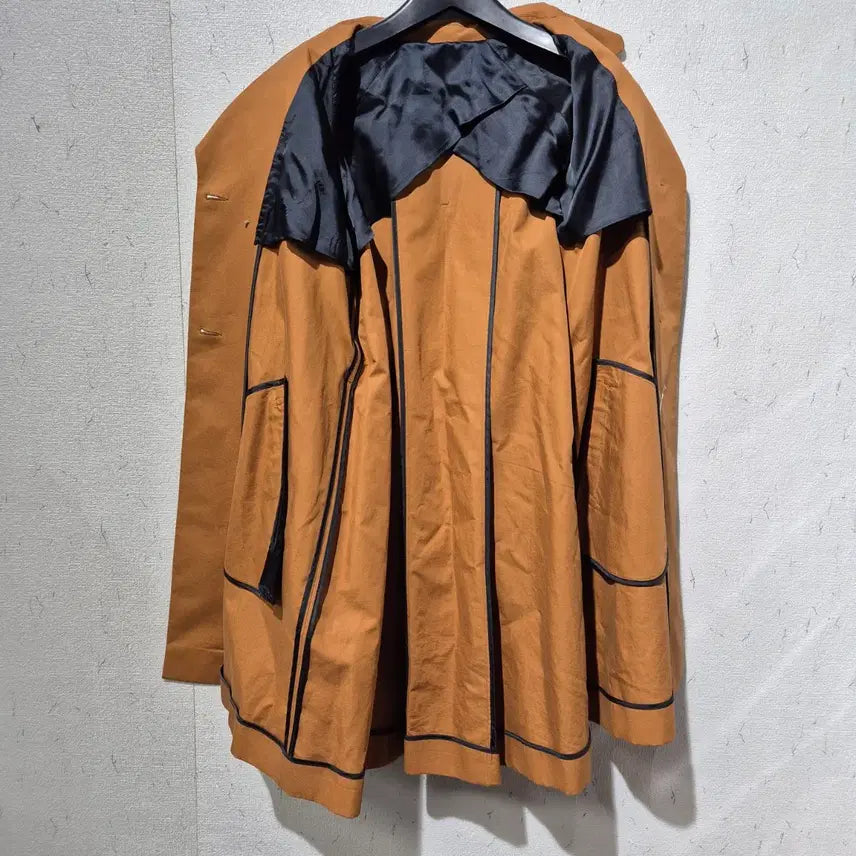 [BUNJANG] Sandro Brown Belt Trench Coat / 산드로 브라운 벨트 트렌치 코트
