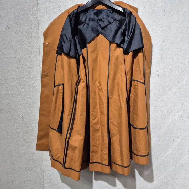 [BUNJANG] Sandro Brown Belt Trench Coat / 산드로 브라운 벨트 트렌치 코트
