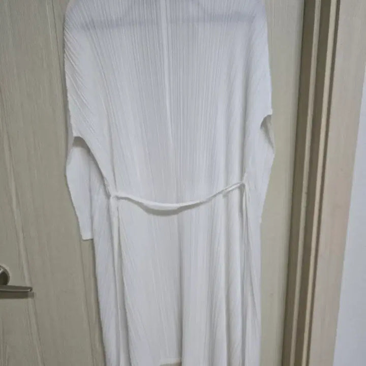 [BUNJANG] Issey Miyake Pleats Please White Cardigan Jacket / 이세이미야케 플리츠플리즈