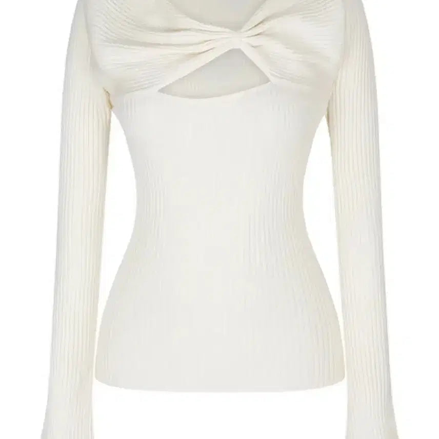 [BUNJANG] Margarin Fingers Ribbon Twist Knit / 마가린핑거스 리본 트위스트 니트