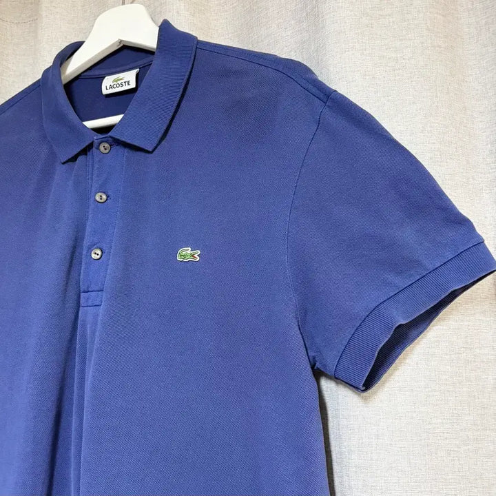 [BUNJANG] Lacoste Deep Blue Short Sleeve Polo Shirt Size 105 / 라코스테 딥블루 반팔 카라티 105